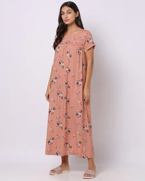 Floral Print Nightgown