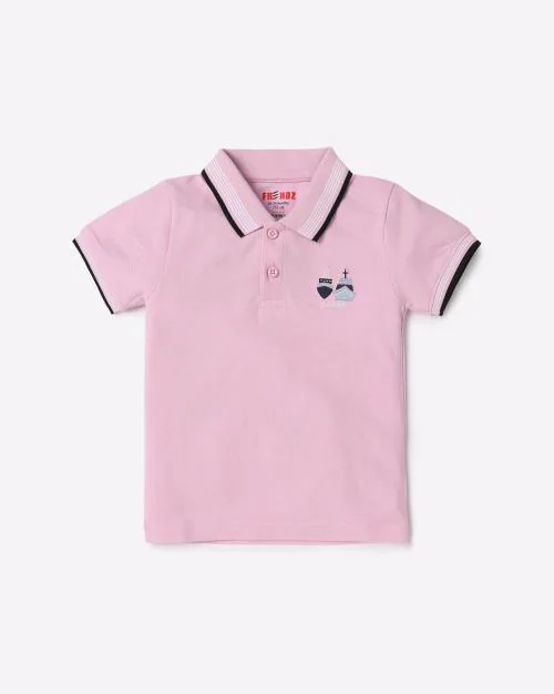Polo T-Shirt with Contrast Tipping