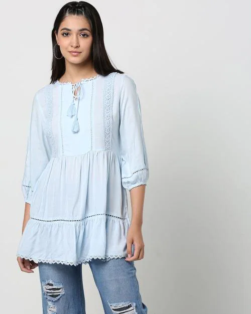 Tunic with Lace Details