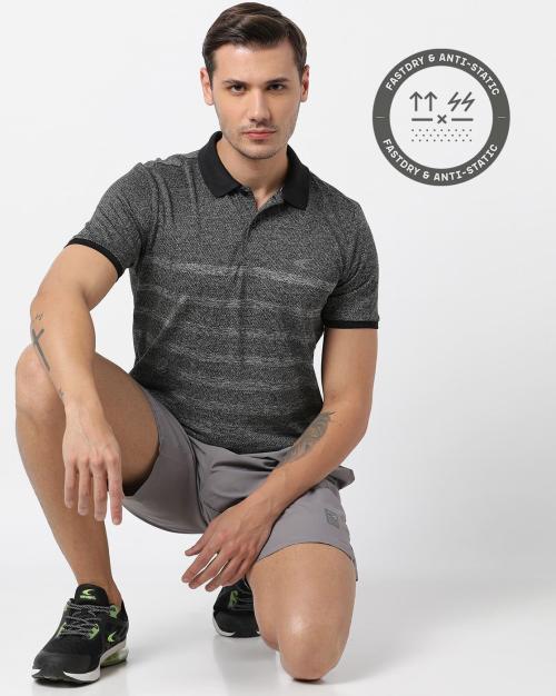 Regular Fit Striped Polo T-Shirt
