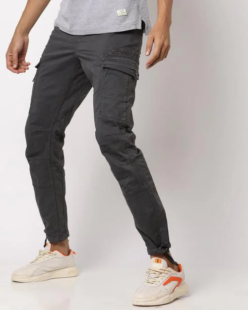 Cargo Pants with Button Closure