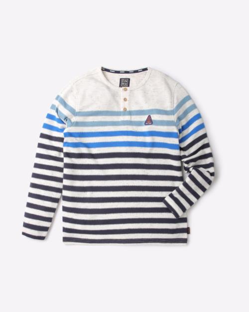 Striped Henley T-Shirt