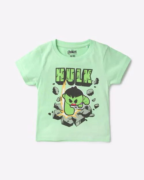 Graphic Print Crew-Neck T-Shirt