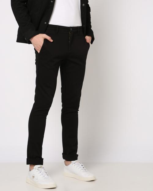 Skinny Fit Flat-Front Chinos