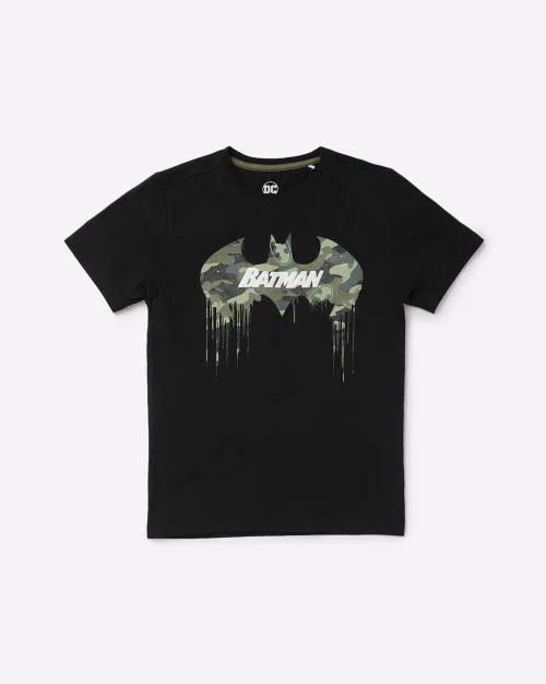 Batman Logo Round-Neck T-Shirt