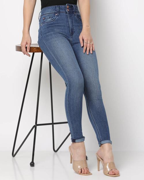 High-Rise Skinny Fit Jeans