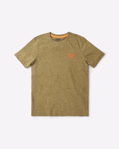 Heathered Crew-Neck T-Shirt