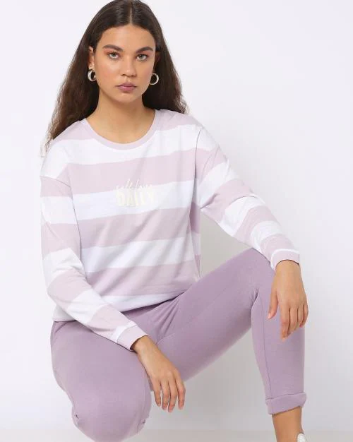 Striped Long Sleeve Top
