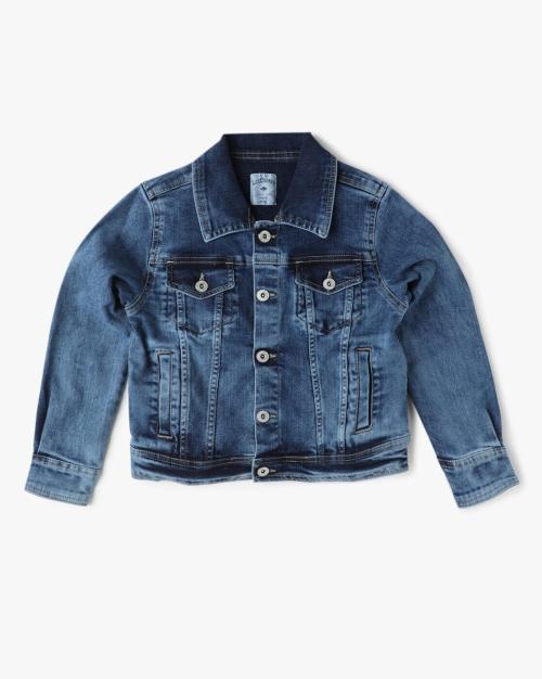 Lightly Washed Denim Jacket