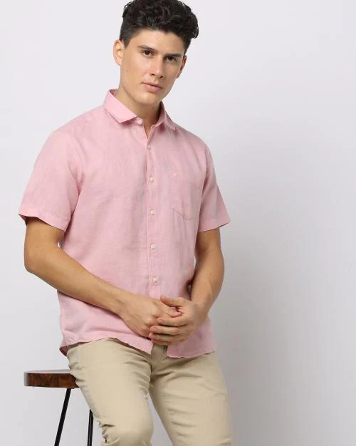 Slim Fit Shirt with Patch Pocket