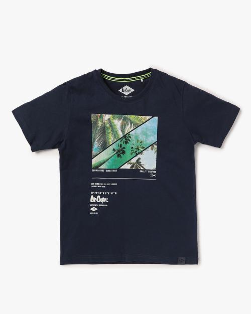 Printed Round-Neck T-Shirt