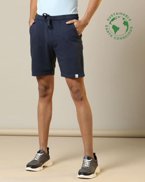 Shorts with Elasticated Drawstring Waist