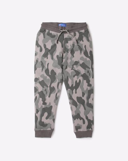 Boys Camouflage Joggers with Patch Pocket