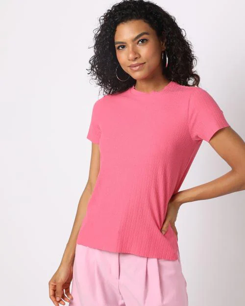 Crew-Neck T-Shirt with Side Vents