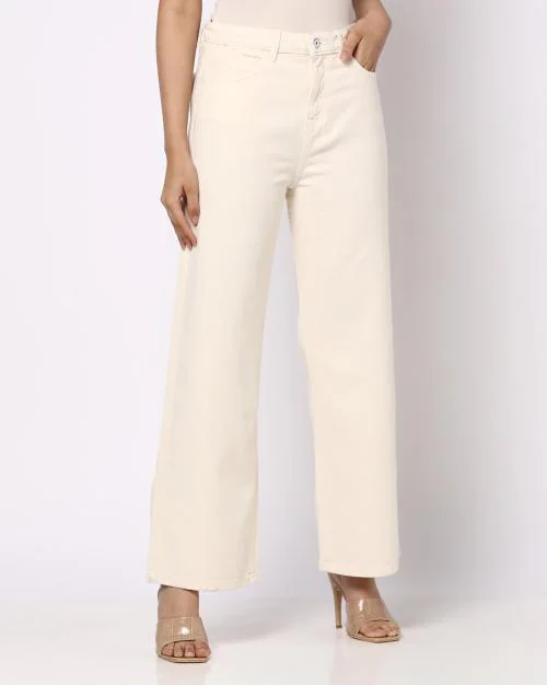 High-Rise Wide Leg Jeans