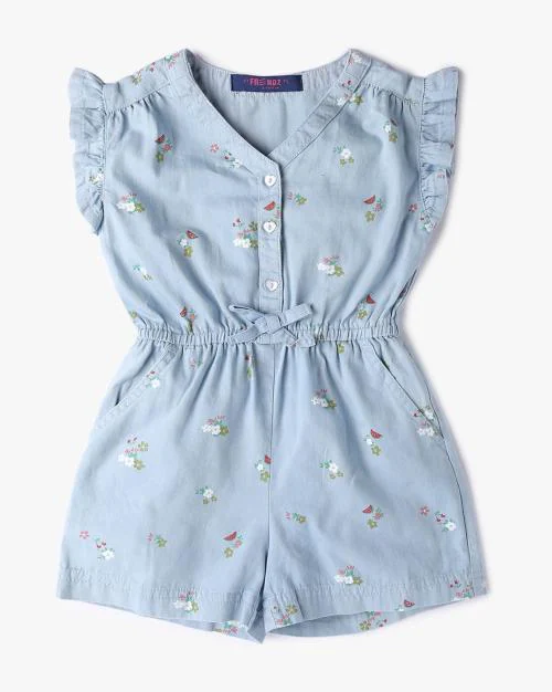 Floral Print Playsuit