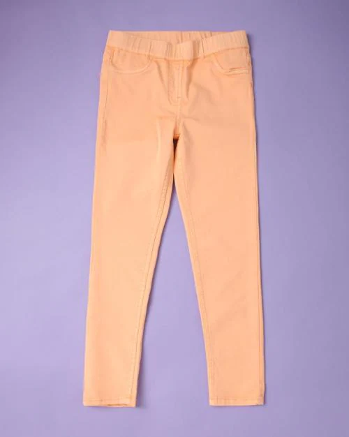 Girls Elasticated Waist Jeggings