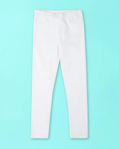 Girls Jeggings with Elasticated Waist