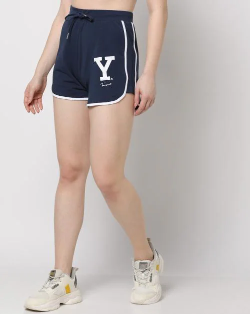 Shorts with Elasticated Drawstring Waist