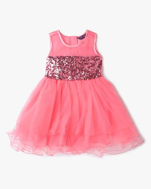 Embellished Tulle Dress