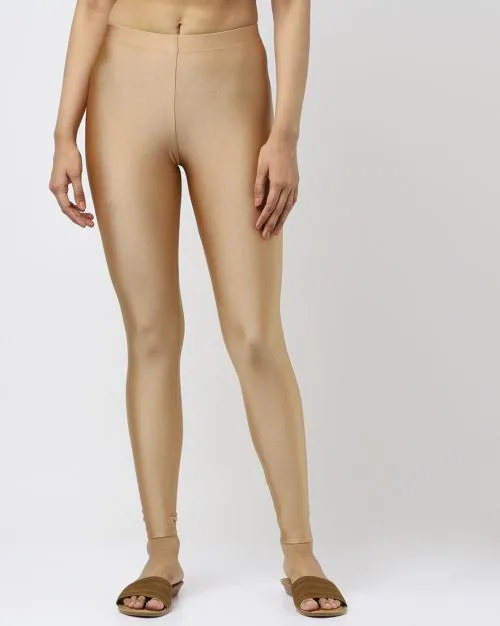 Shimmer Leggings with Elasticated Waist