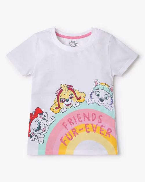 Graphic Print Crew-Neck T-Shirt