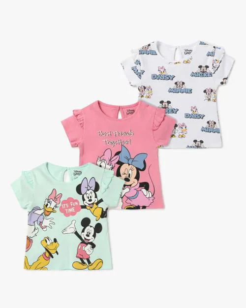 Pack of 3 Disney Print T-Shirts