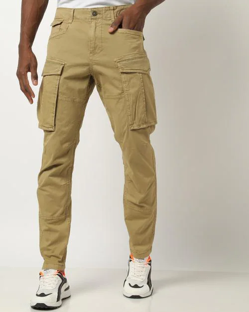 Relaxed Fit Cargo trousers - Brown - Men