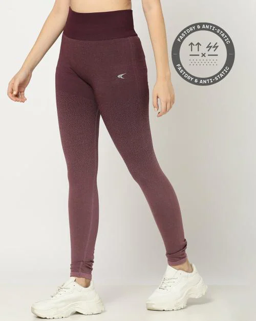 Seamless Ombre-Dyed Sports Leggings