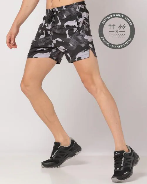 Camo Print Shorts