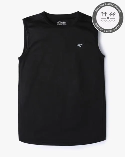 Boys Fast Dry Sleeveless T-Shirt