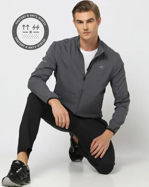 Zip-Front Running Jacket