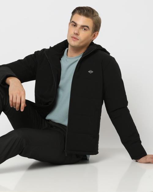 Slim Fit Jacket with Detachable Hood