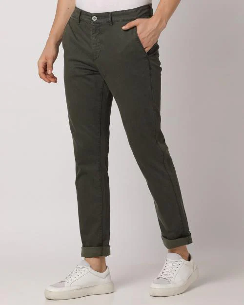 Skinny Fit Mid-Rise Chinos