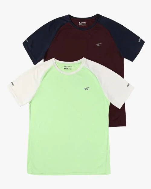 Regular Fit Pack of 2 Crew-Neck T-Shirts