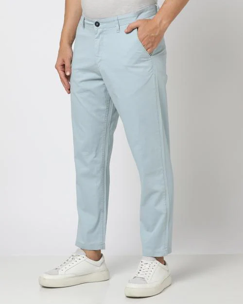 Mid-Rise Flat Front Chinos