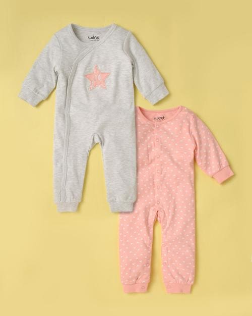 Pack of 2 Printed Rompers