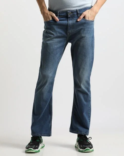 Buy MidWash Bootcut Jeans Online at Best Prices in India JioMart.