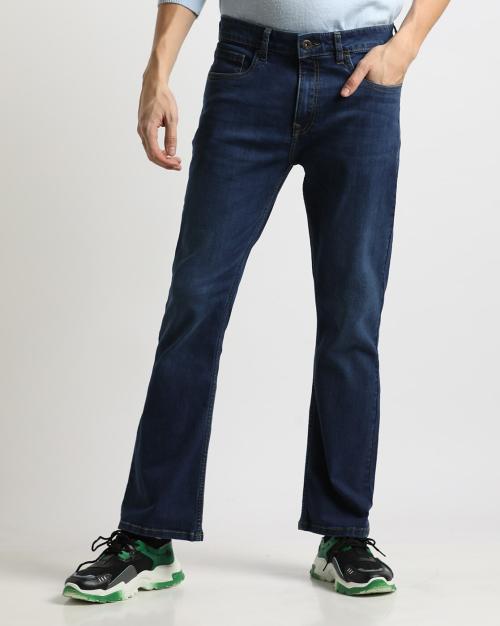 Buy Lightly Washed Bootcut Jeans Online at Best Prices in India JioMart.