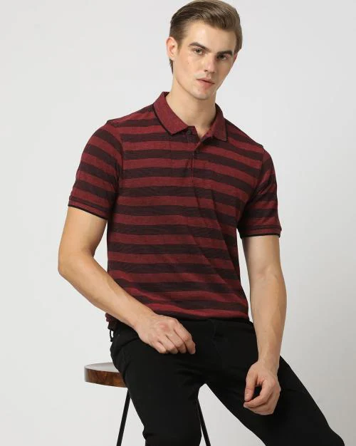 Striped Polo T-Shirt