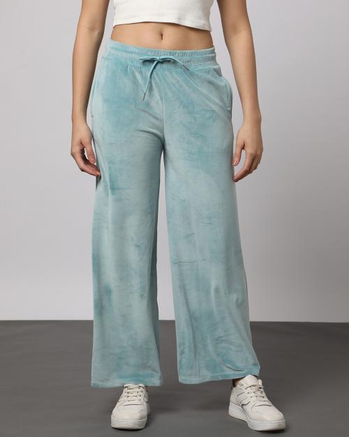 Flared Track Pants with Drawstring