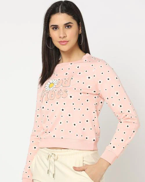 Floral Print Sweatshirt