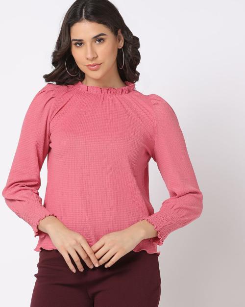 Knitted High-Neck Sweatshirt