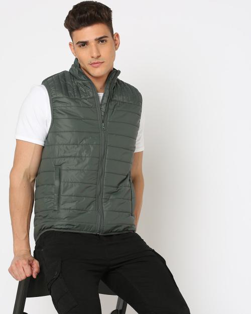 Regular Fit Zip-Front Gillet