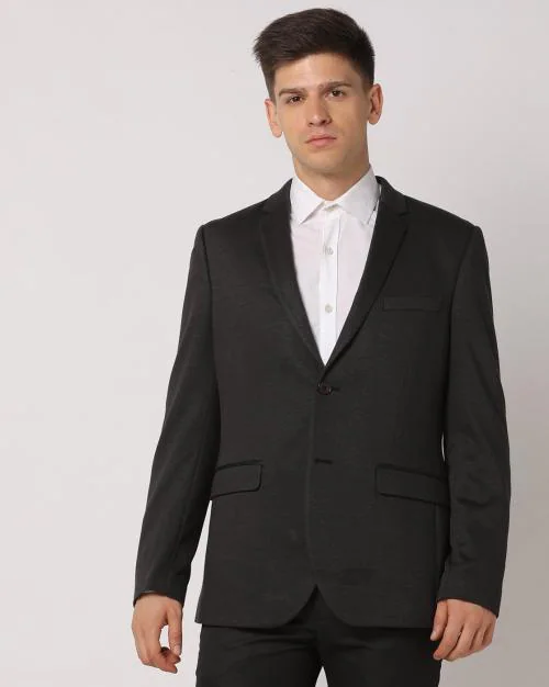 Single-Breasted Slim Fit Blazer
