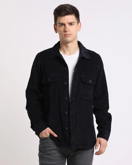 Corduroy Regular Fit Shacket