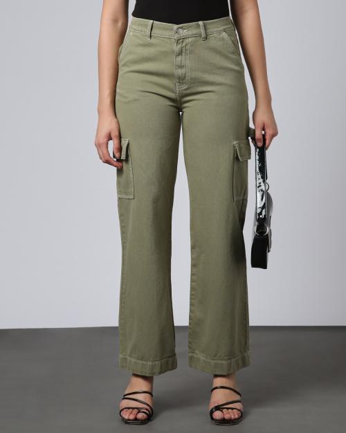 Women High-Rise Wide-Leg Jeans