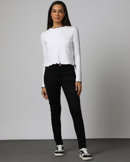 Buy Women AnkleLength Skinny Fit Jeans Online at Best Prices in India