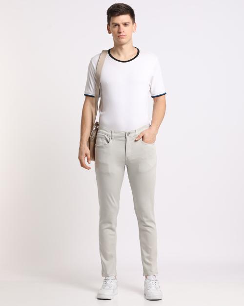 Men Slim Tapered Fit Jeans
