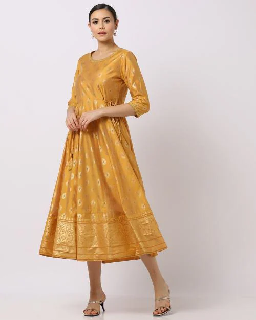 Embellished Flared Dress